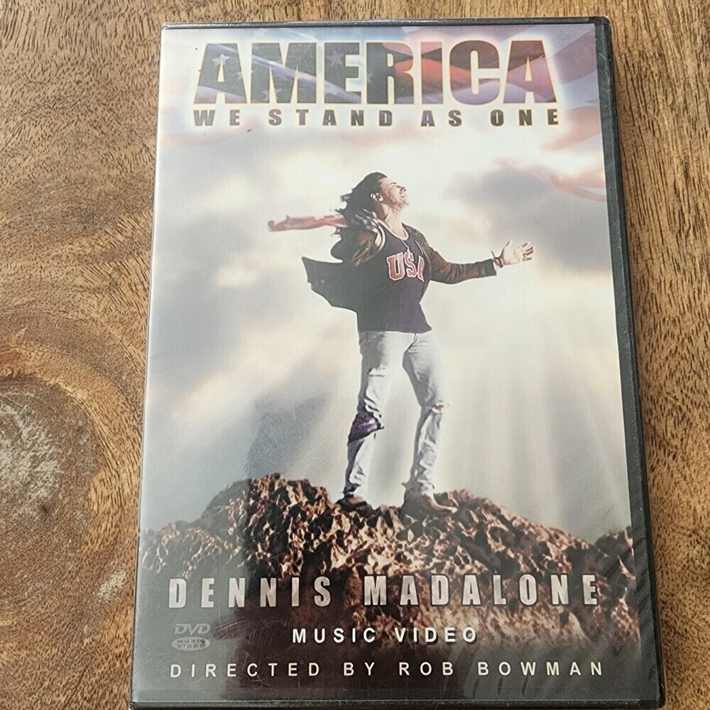America We Stand As One DVD Dennis Madalone Music Video Patriotic New Sealed